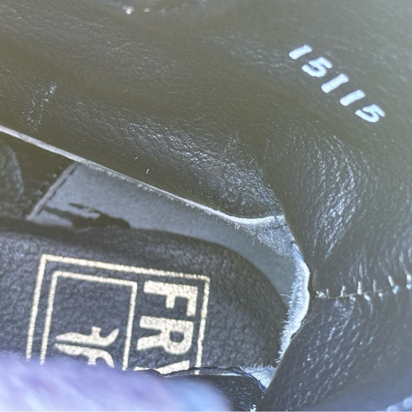 FRYE Carson Cobalt Blue Shorty cowboy boots Cowgirl Booties Size 6 B Western - Picture 12 of 15